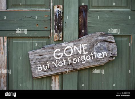 Forgotten Sign Hi Res Stock Photography And Images Alamy