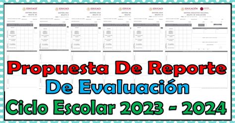 Propuesta De Reporte De Evaluaci N Por Fases Y Campos Formativos Para