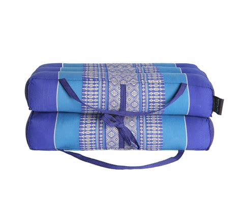 Foldable Coussin De Yoga Et De Méditation Bleu Océan X1