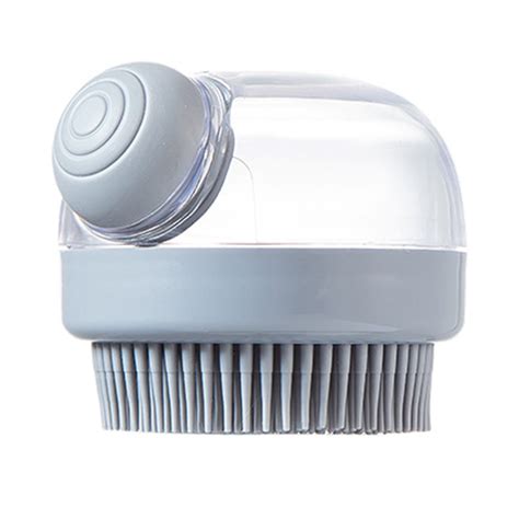 Huanledash Shampoo Comb With Soap Dispenser Ergonomic Handle