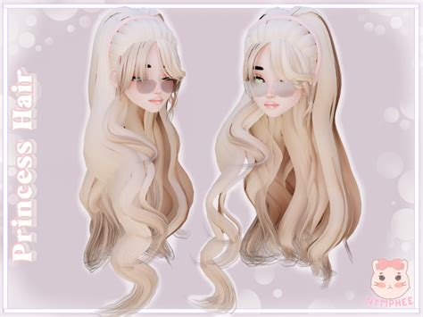 Princess Hair Vrchat Asset