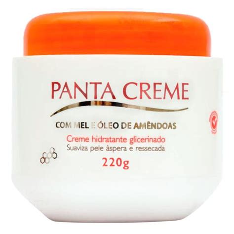 Panta Creme Hidratante Glicerinado Panta Cosmética Pote 220g Cuidados