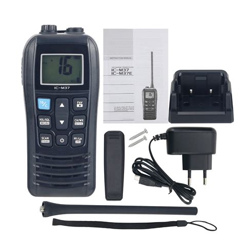 Ic M W Km Vhf Transceiver Handheld Marine Transceiver Ship Walkie