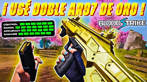 ASÍ SE VE LA AR97 CON EL CAMUFLAJE DE ORO EN BLOOD STRIKE YouTube