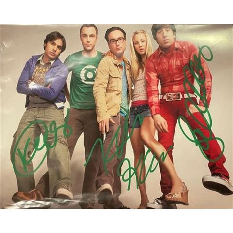 Signed Big Bang Theory Photograph