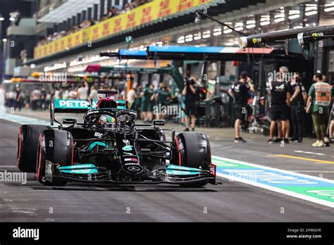 Lewis Hamilton Gbr Mercedes Amg F W Leaves The Pits