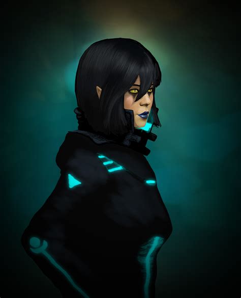 Shadowrun Girl By Raben Aas On Deviantart