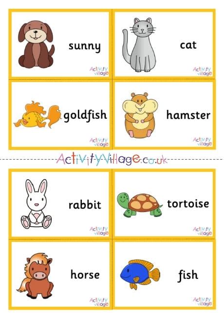 Clarissa055 Animal Flashcards Printable Free