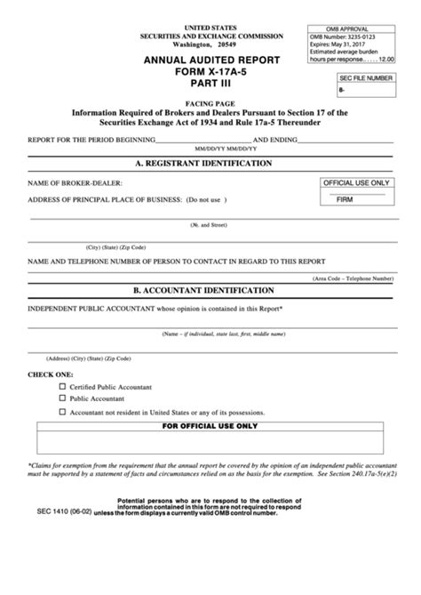 Annual Audited Report Form X A Reportform Net