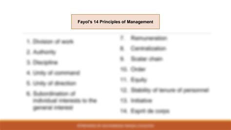 SOLUTION Henri Fayol 14 Principles Of Management Studypool