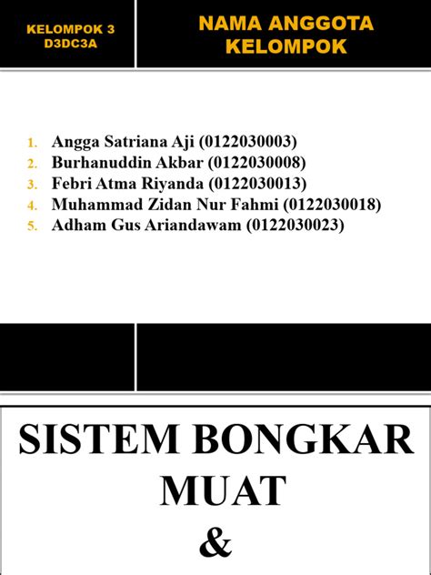 Sistem Bongkar Muat Dan Sistem Palka Pdf