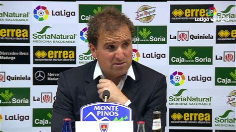 Rueda De Prensa De Jagoba Arrasate Tras El Cd Numancia Vs Cd Lugo