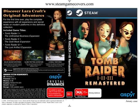 Steam Game Covers Tomb Raider I Iii Remastered Box Art