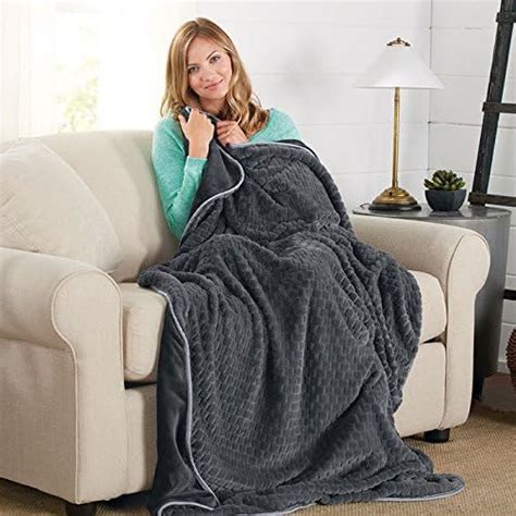 Brookstone Nap Textured Throw Blanket Bricks Home And Kitchen