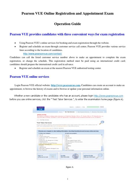 Pearson Vue Exam Operation Guide 20120913vb Test Assessment Payments