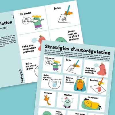 Infographie Stratégies dautorégulation Blog Hop Toys