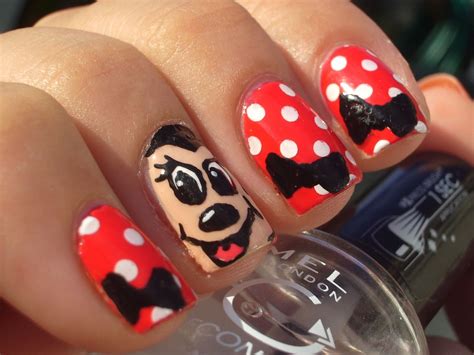 Craft Nail Minnie Mouse Disney Nail Art