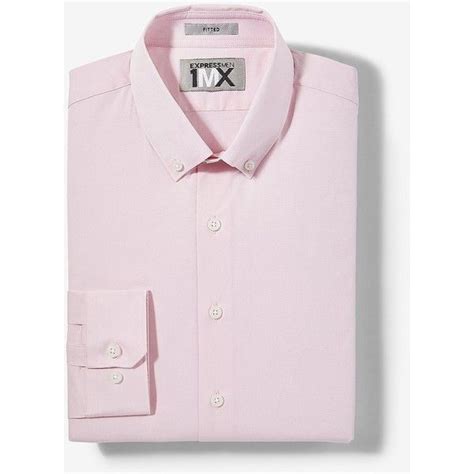 Express Fitted Easy Care End On End 1mx Shirt 70 Liked On Polyvore