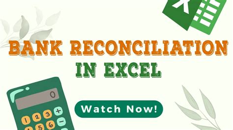 Bank Book Reconciliation How To Reconcile Bank Statements In Excel