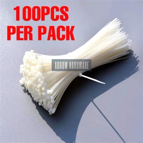 Heavy Duty White Nylon Cable Ties 100pcs Per Pack Lazada Ph