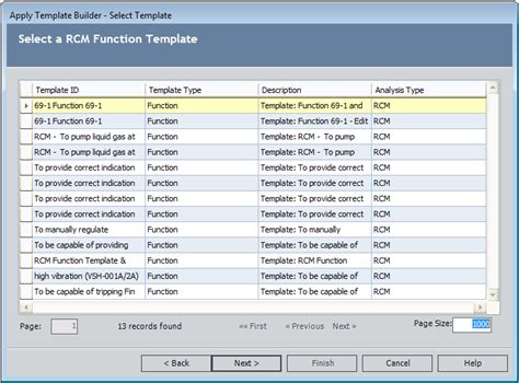 Using The Apply Template Builder To Add Function Functional Failure