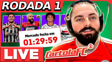 LIVE CARTOLA FC 01 RODADA FECHAMENTO DE MERCADO YouTube