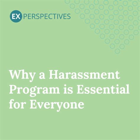 Why A Harassment Program Is Essential For Everyone Syntrio