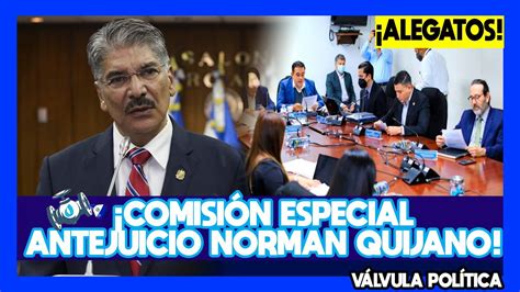 EN VIVO COMISIÓN DE ANTEJUICIO CONTRA NORMAN QUIJANO ETAPA ALEGATOS