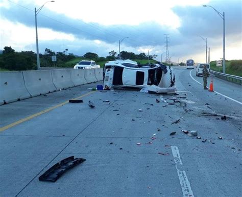 Muere Conductor Por Vuelco De Su Auto En El Corredor Norte Panamá América