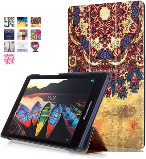 Amazon For Lenovo Tab3 8 Case Ultra Slim Hard Case PU Leather