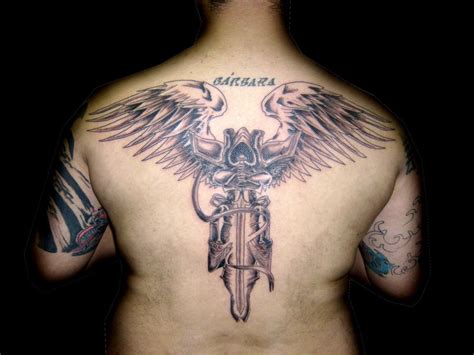 ANGEL WARRIOR TATTOO by ARTEFATOTATTOO on DeviantArt