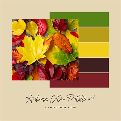 Fall Color Palette Hex Codes