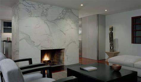 White Marble Tile Fireplace Heart And Around Design Arad Branding