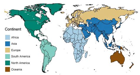 Map Of Global Regions [image] Eurekalert Science News Releases