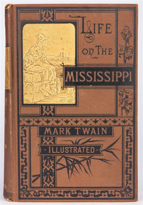 Lot 813 Twain Life On The Mississippi 1st Ed 1883 Book Cover Art