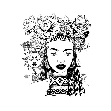Black Woman Svg Melanin Svg Afro Girl Svg Black Girl Svg Inspire