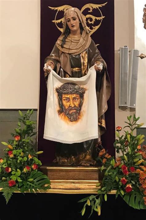 Nuevo paño de la Verónica Cofradía del Dulce Nombre de Jesús Nazareno