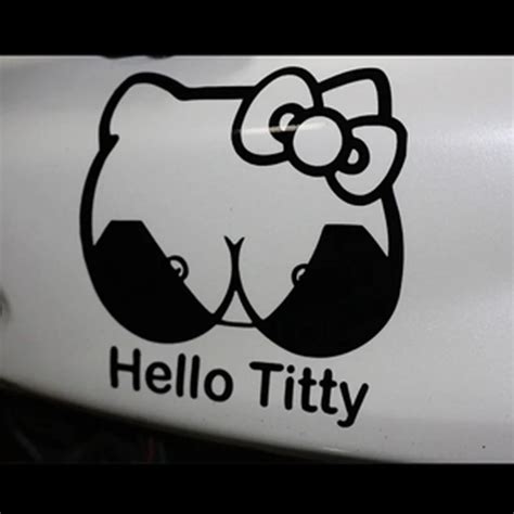 Buy 100 Pieces Lot Wholesale Funny Hello Titty Car