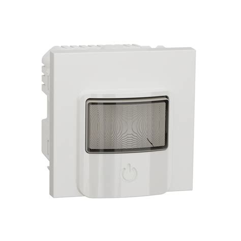 Detector De Movimiento Con Regulador LED Wiser Blanco Polar Schneider