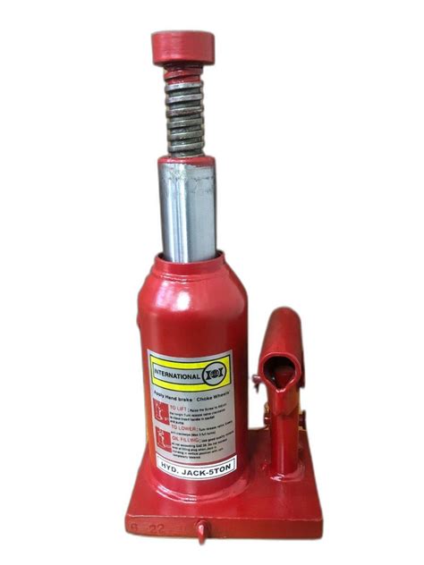 International Mild Steel Ton Hydraulic Bottle Jack For Automotive