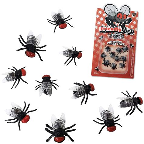 Buy Laughing Smith 10 X Fake Flys Realistic Little Plastic Flies