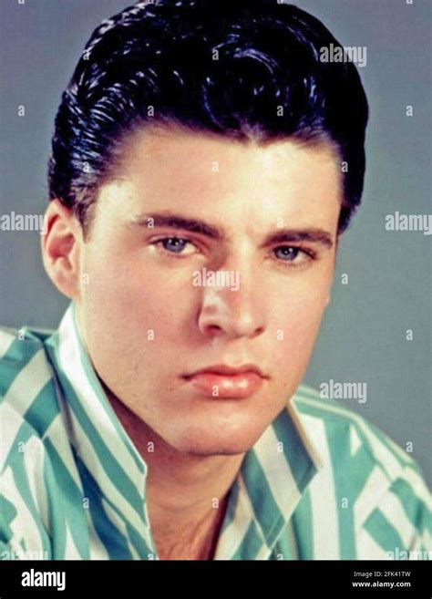 Ricky Nelson 1940 1985 Promotional Photo Of American Actor And Singer Songwriter About 1960