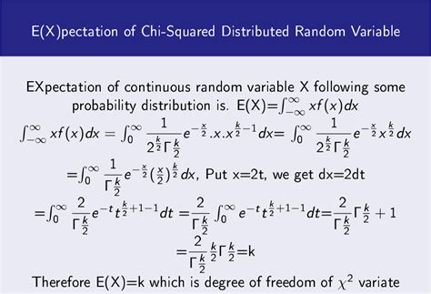 Chi Square Distribution Postnetwork Academy