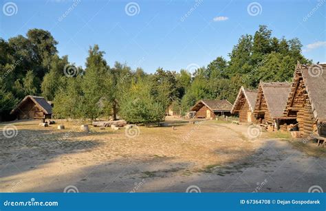 Early Medieval Village Editorial Stock Photo Image Of Reconstruction