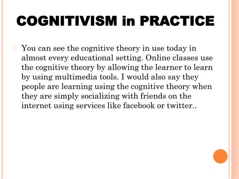 PPT Learning Theories Behavioral Vs Cognitive PowerPoint