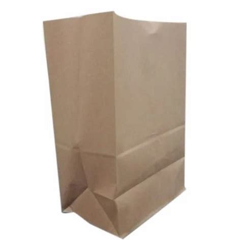 60GSM Brown Paper Bag For Grocery Capacity 2kg At Rs 2 5 Piece In Noida