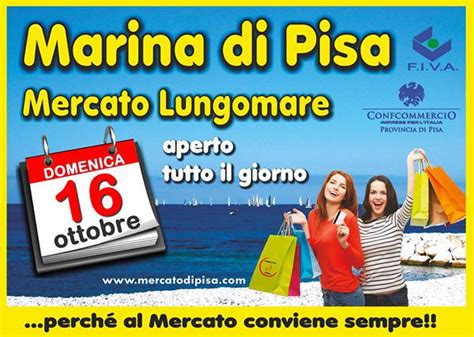 Mercatino A Marina Di Pisa Sul Lungomare Domenica 16 Ottobre 2022