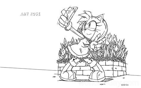 Dibujos De Amy Rose Para Colorear WONDER DAY Dibujos Para Colorear