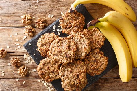 Ciasteczka Owsiane Z Bananem Przepis Na Fajnegotowanie Pl