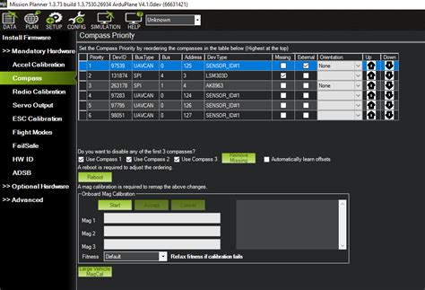 Compass Calibration — Copter documentation